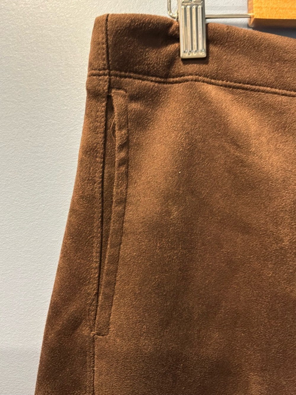 Max Studio Chocolate Brown Barrel Pants - Picture 3 of 6